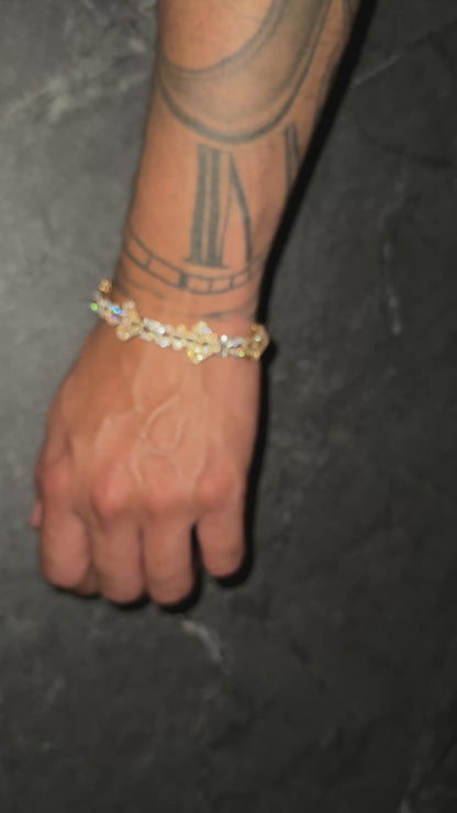 Cross & Infinity Diamond Bracelet