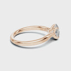 Classic 1 CT Oval Solitaire Lab Diamond Ring