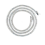 6 Pointer Diamond Tennis Necklace