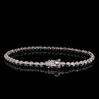 Platinum Diamond Tennis Bracelet 3MM