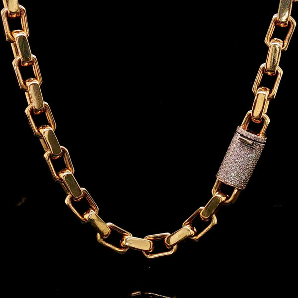 7MM Diamond Lock Rolo Link