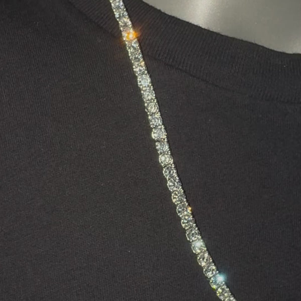 20 Pointer Diamond Tennis Necklace