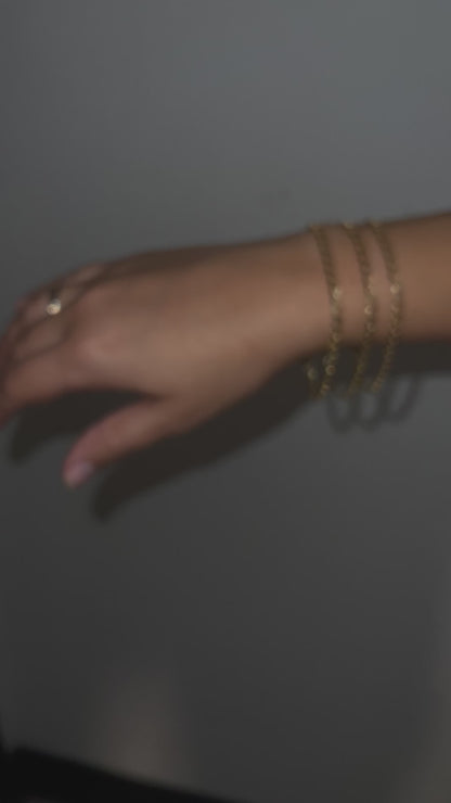18KT Solid Grumetta Bracelet