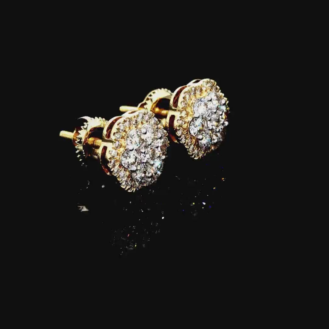 The Sorrentini Diamond Earring 14k