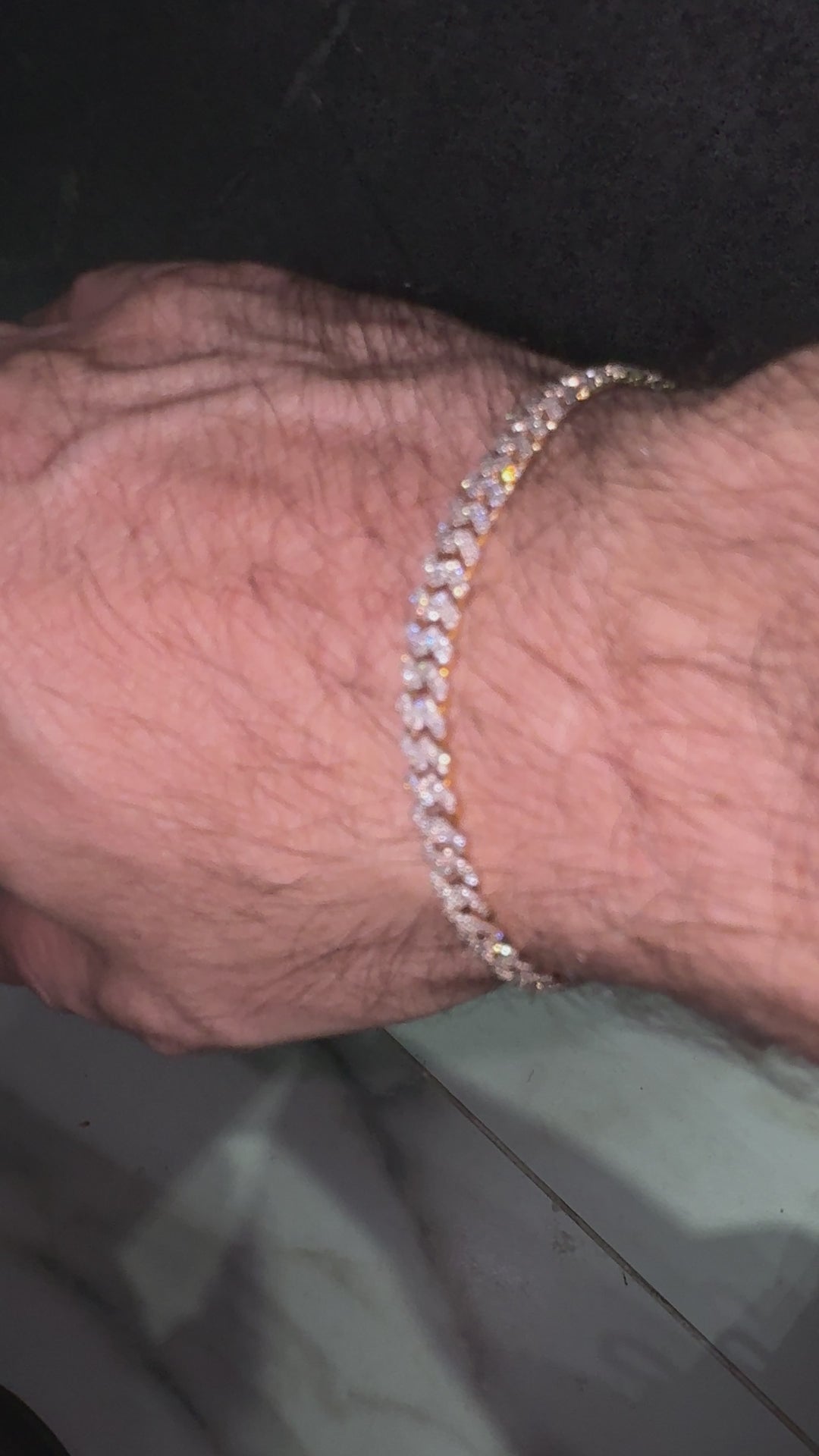 5MM Diamond Cuban Bracelet