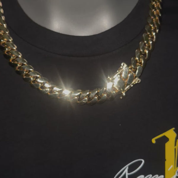 14MM Handmade Solid Cuban Chain