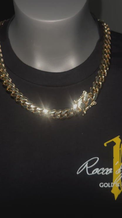 14MM Handmade Solid Cuban Chain