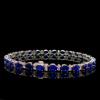 Sapphire and Diamond Bracelet