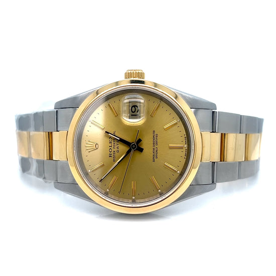 Rolex Oyster Perpetual 34MM Champagne Dial
