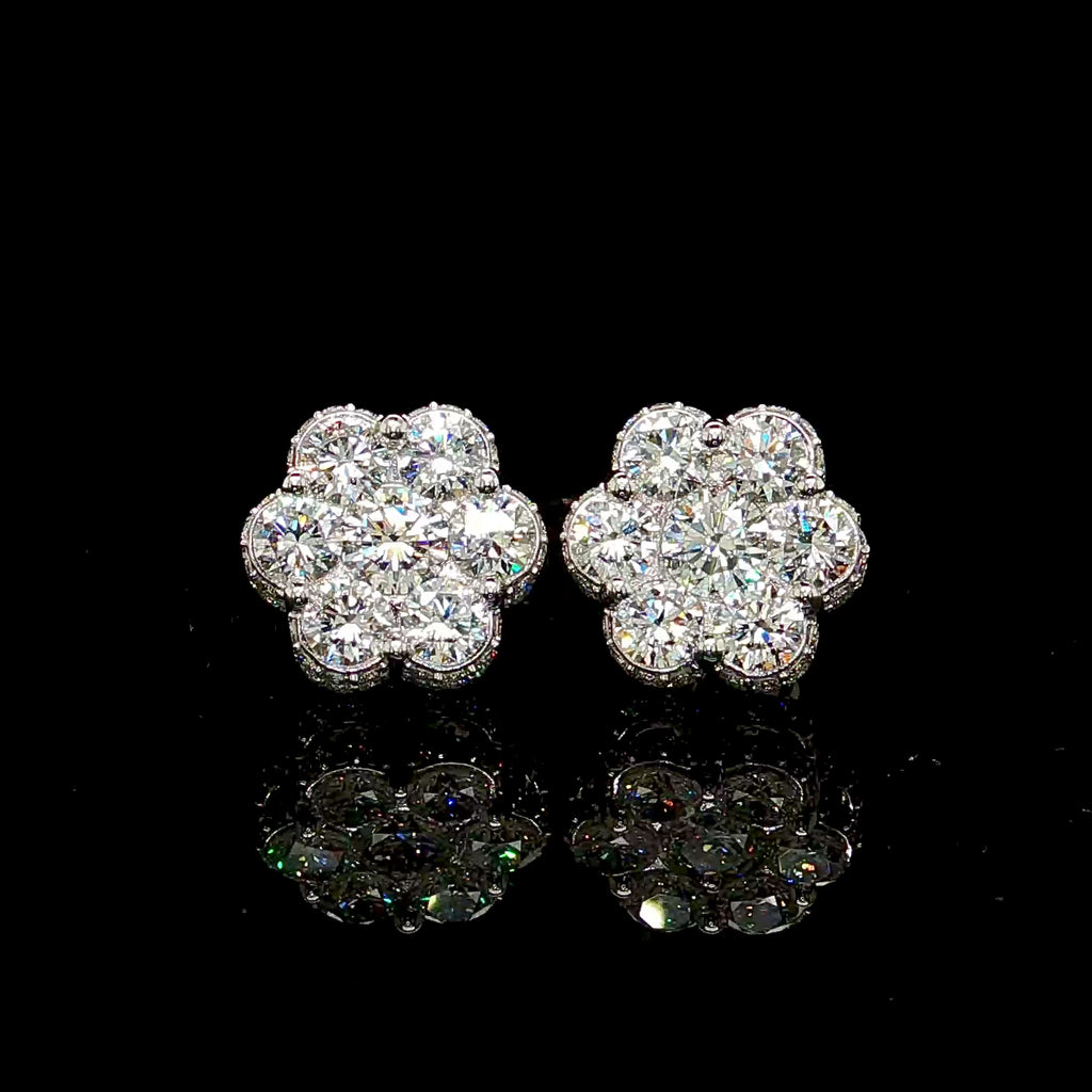 VVS Flower Studs