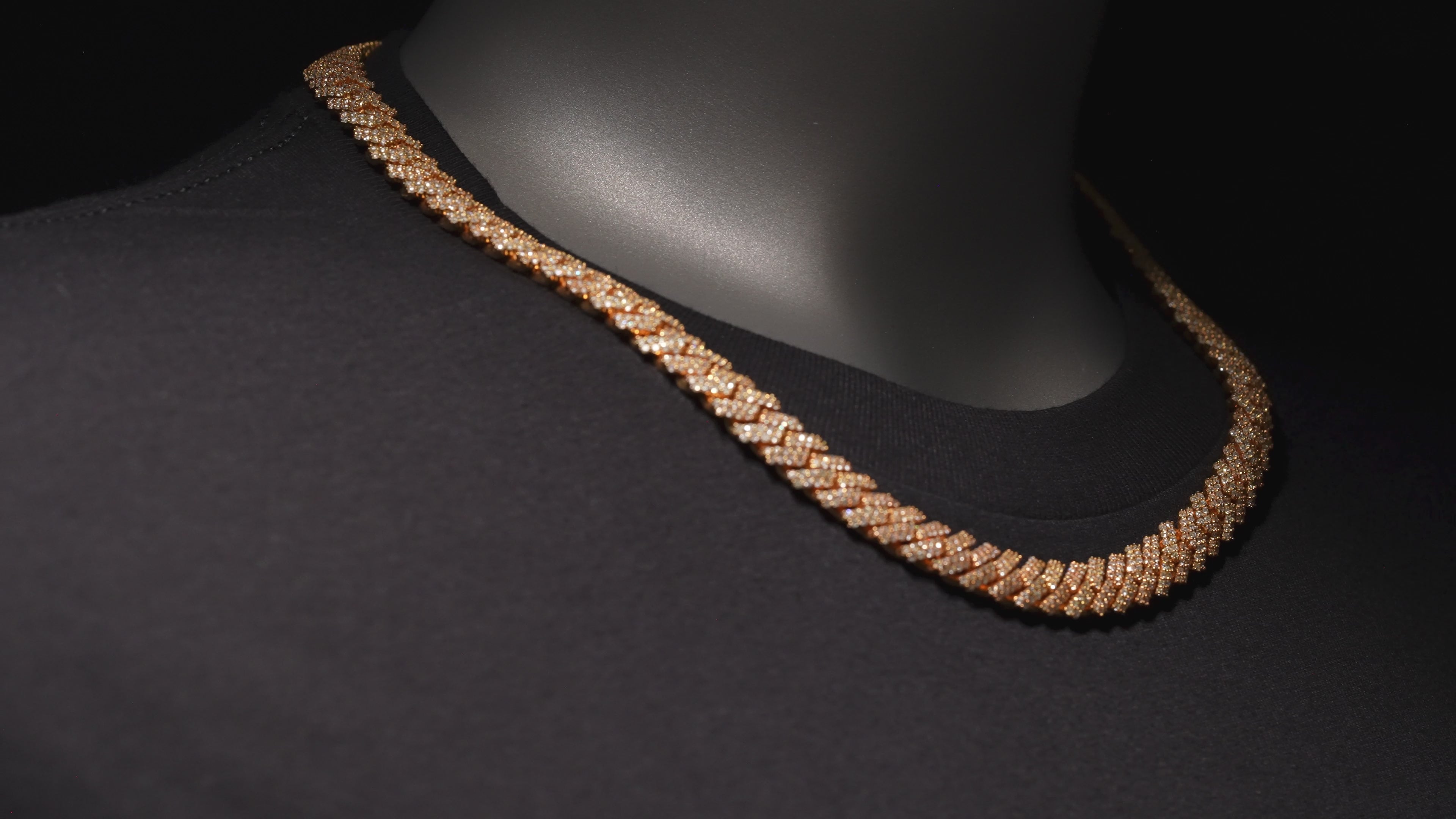 10MM Handmade Diamond Cuban Chain