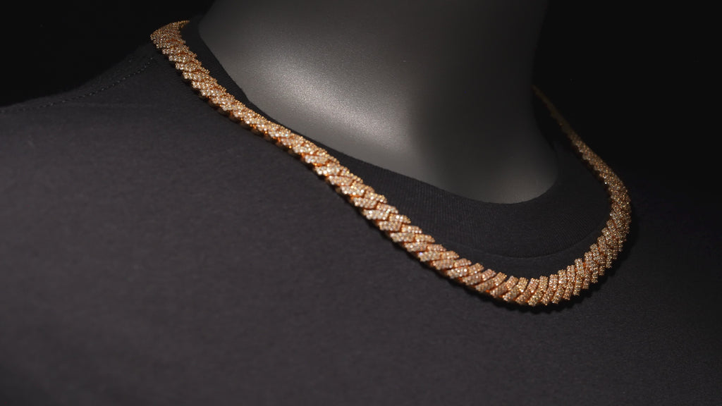 10MM Handmade Diamond Cuban Chain