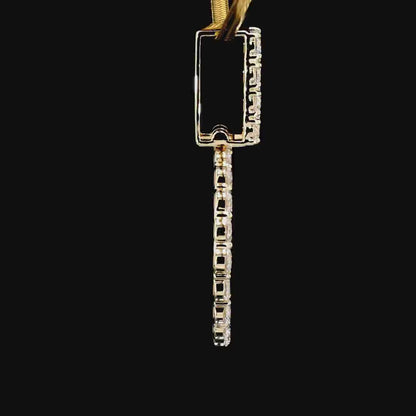 Diamond memory pendant 1.8