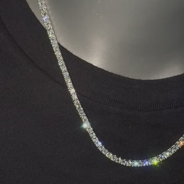 11 Pointer Diamond Tennis Necklace