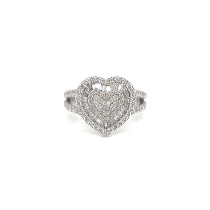 Eternal Diamond Heart Ring