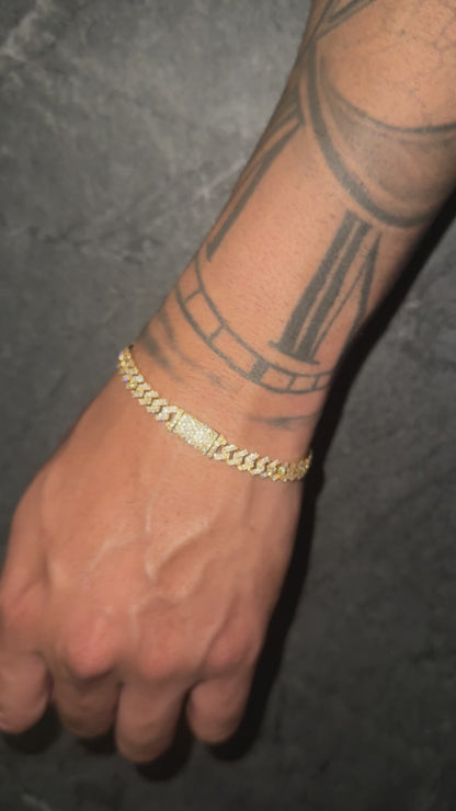 7MM Diamond Cuban Bracelet