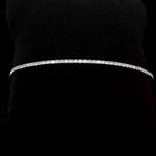 Natural 15pt Flexible Diamond Tennis Bangle