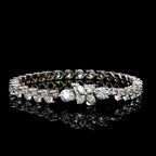 Natural Diamond Butterfly Tennis Bracelet