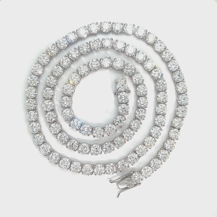 5MM Lab Diamond Tennis Chain