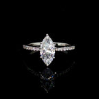 Diamond Marquise Engagement Ring