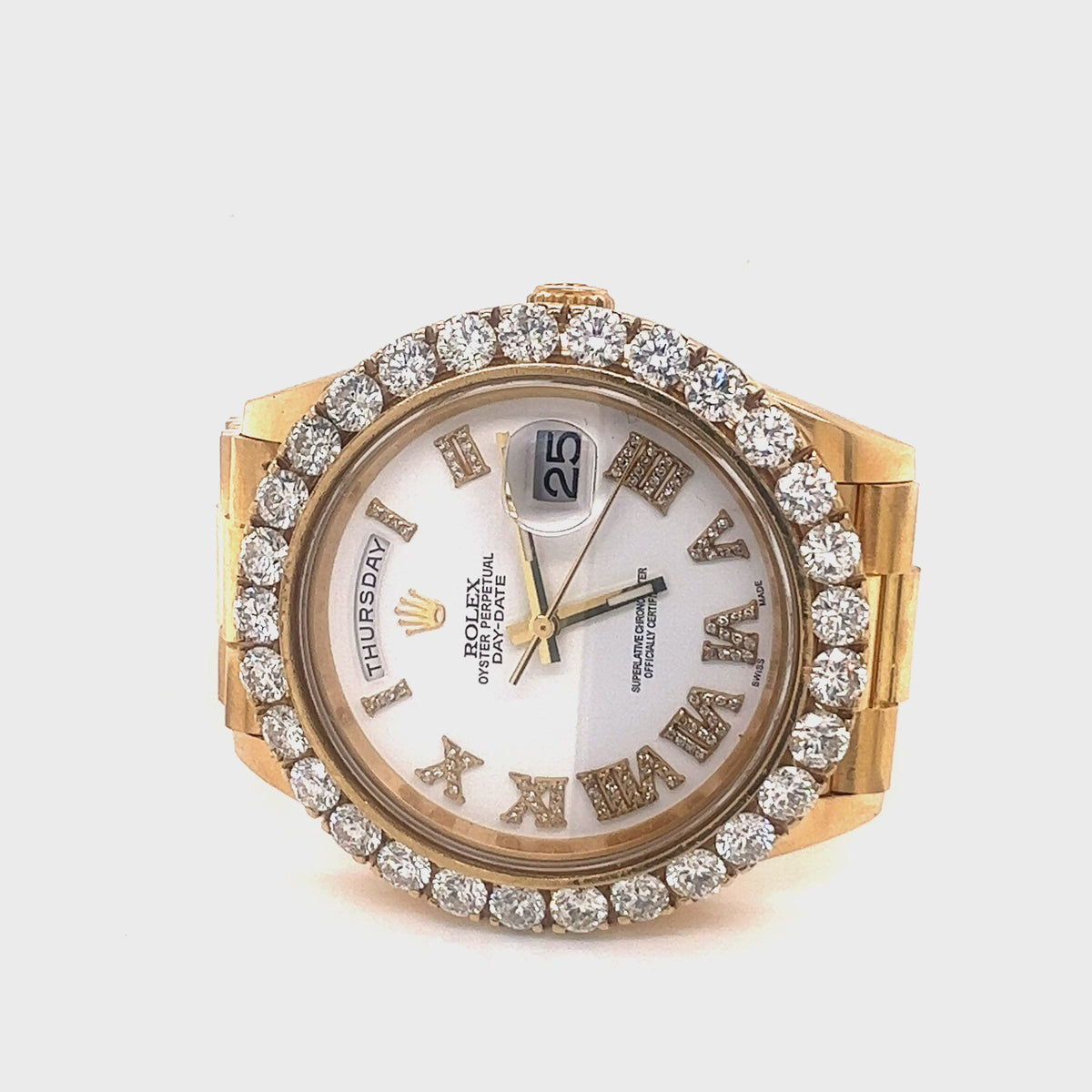 Rolex Day-Date 40MM Diamond Bezel