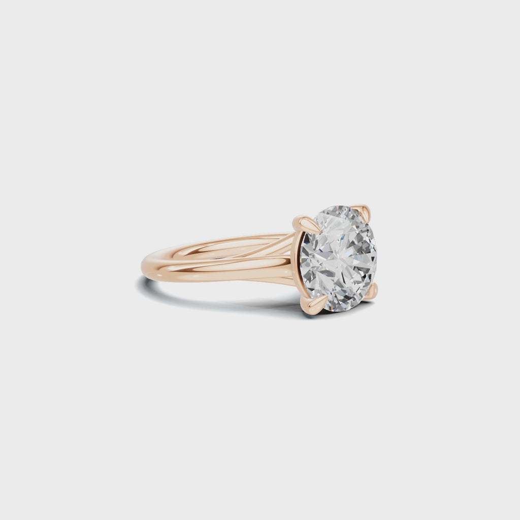 Iconic 4 CT Round Brilliant Solitaire Diamond Ring