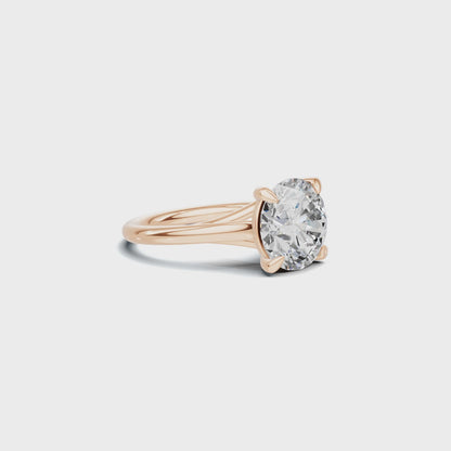 Iconic 4 CT Round Brilliant Solitaire Diamond Ring