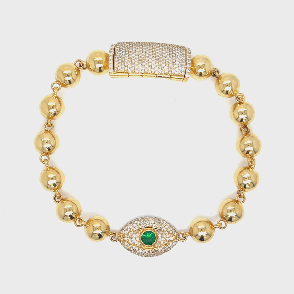 Diamond Evil Eye Bracelet