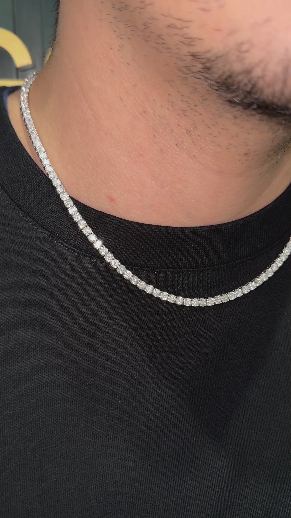 16Pt Diamond Tennis Chain