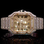 Diamond 19 CTW Cartier Santos Medium Two Tone