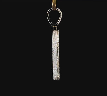 Diamond memory pendant 2"