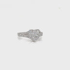 1.5CT Heart-Set Diamond Ring
