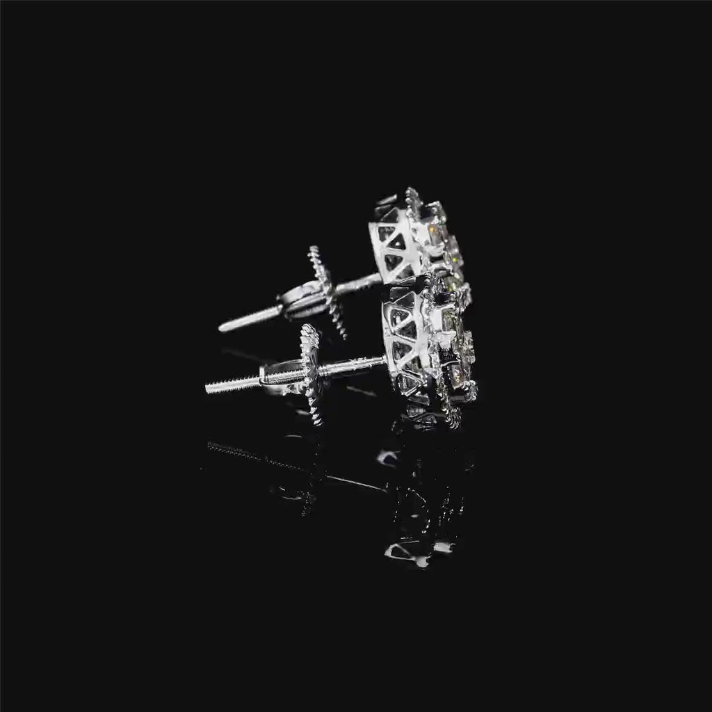 Romano Men’s Diamond Earring – 14K Gold