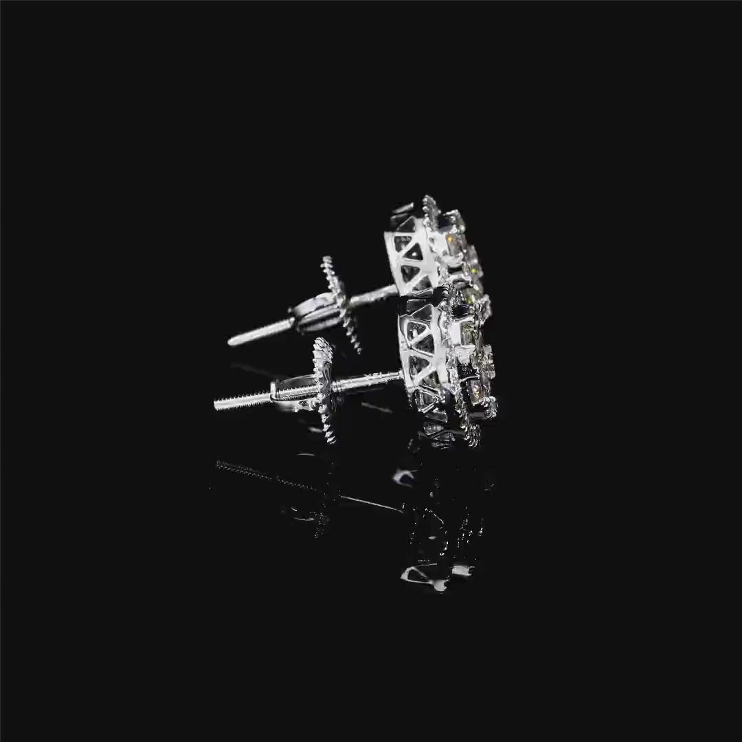 Romano Men’s Diamond Earring – 14K Gold