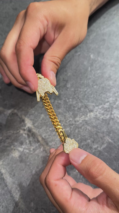 Lucchetto 11MM Diamond Cuban Bracelet