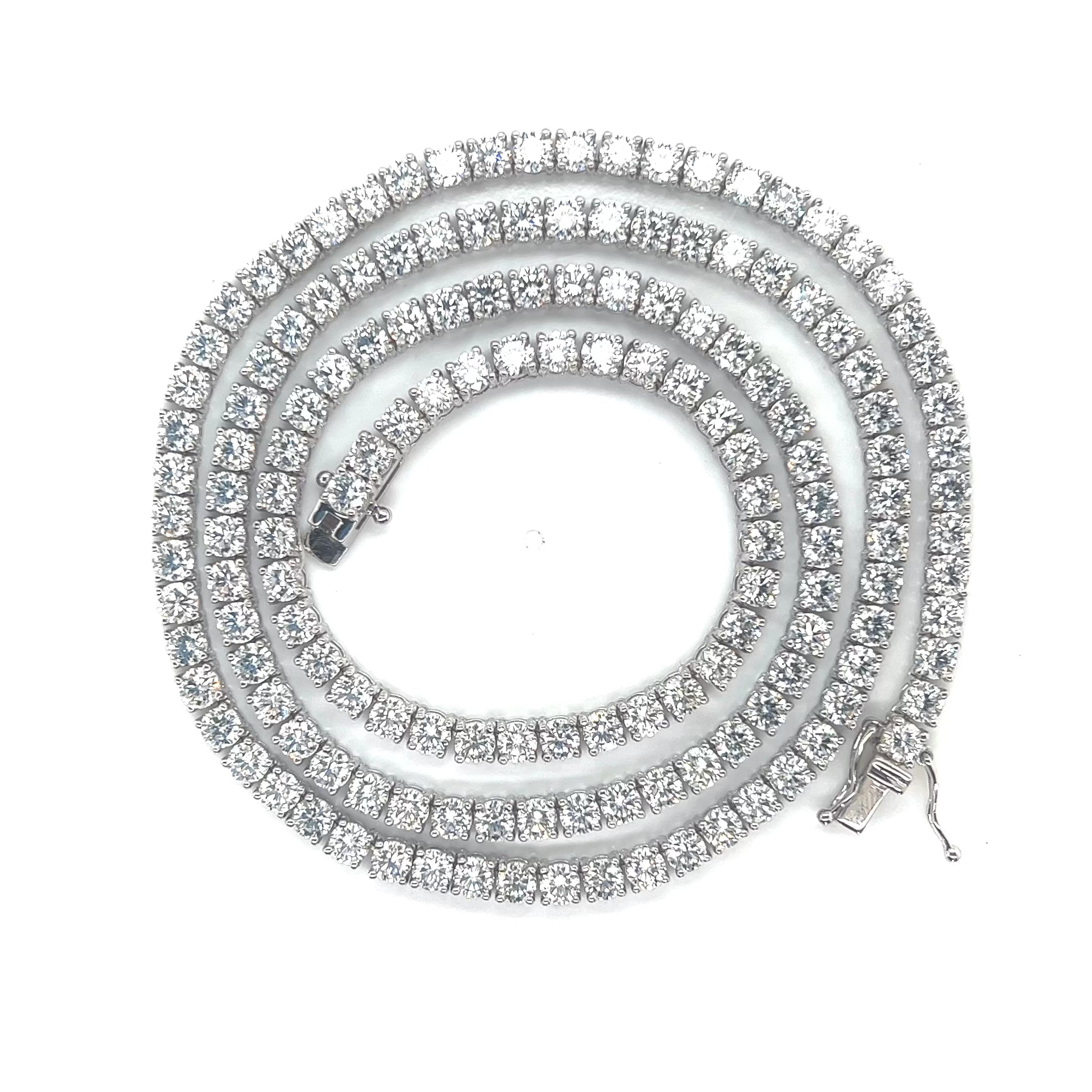 16 Pointer Diamond Tennis Necklace – Rocco's Jewelry