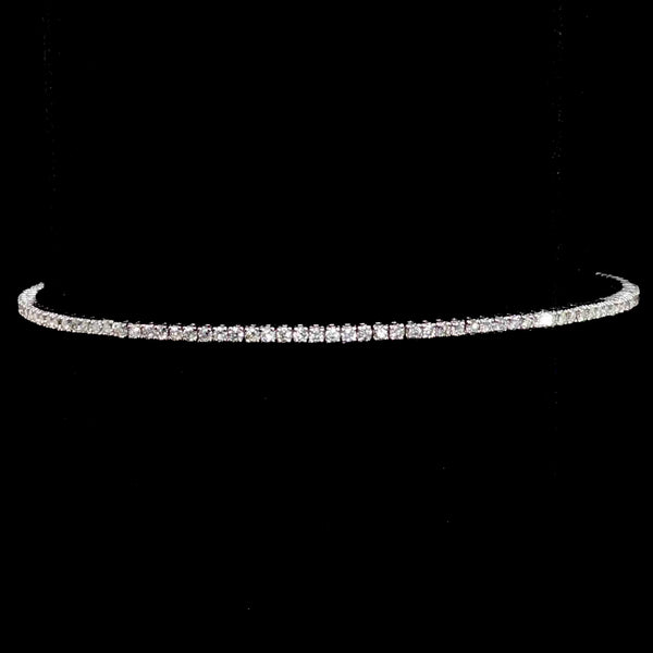 Natural Flexible Tennis Bangle 15pt 360 degrees