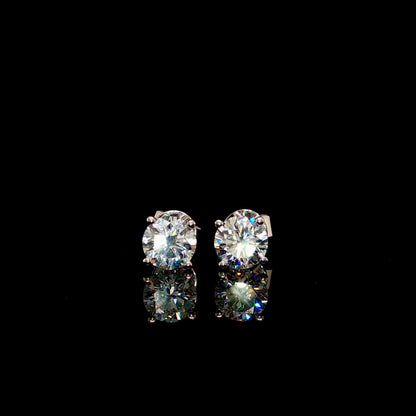 10Kt 2CT Lab Diamond Studs