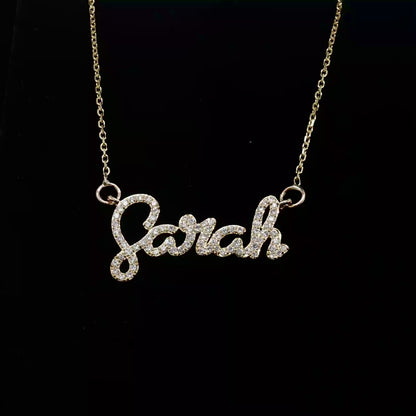 Diamond Name Necklace