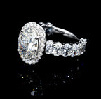 Oval-Cut Lab Diamond Engagement Ring