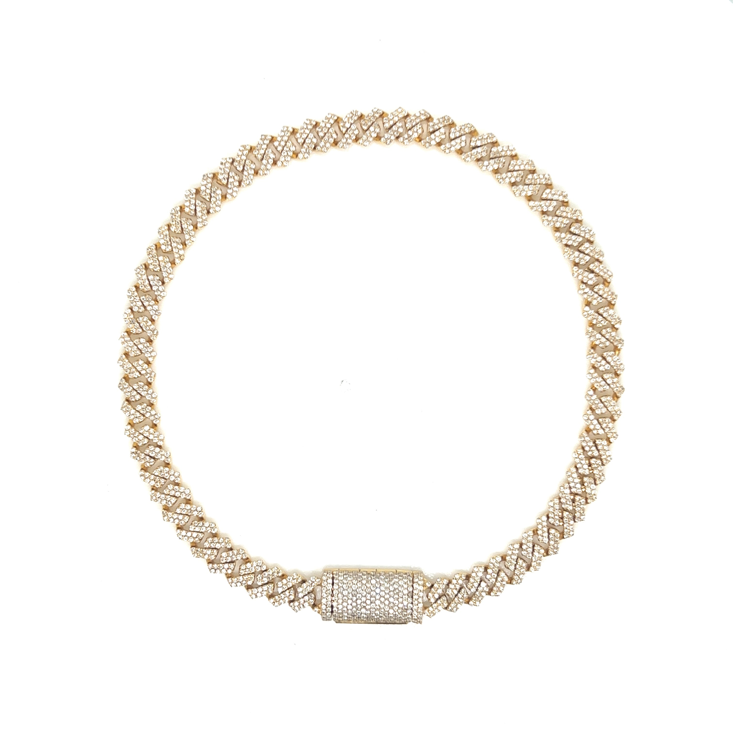 Diamond on sale cuban bracelet