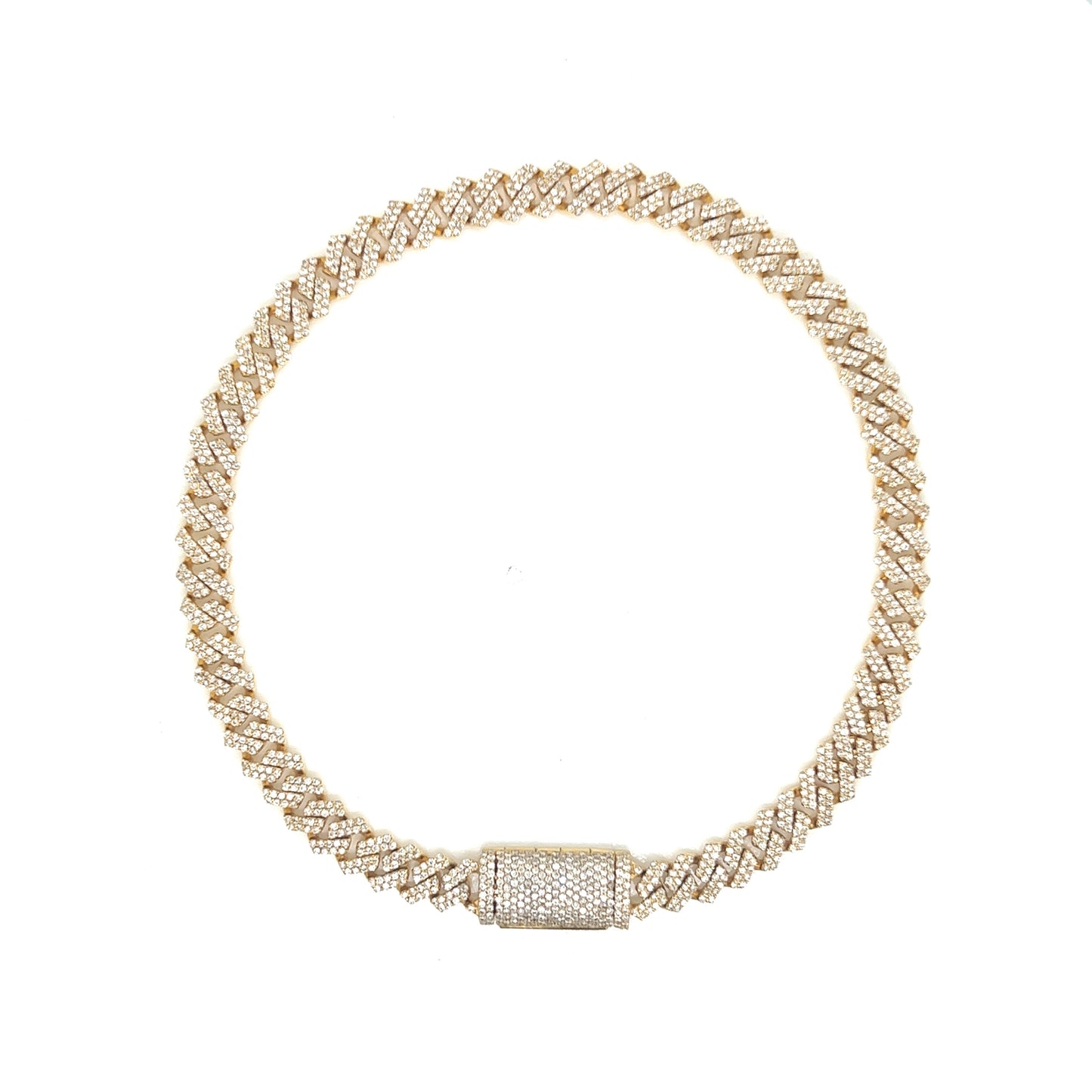 5MM Diamond Cuban Bracelet