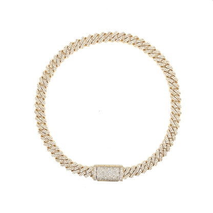 5MM Diamond Cuban Bracelet