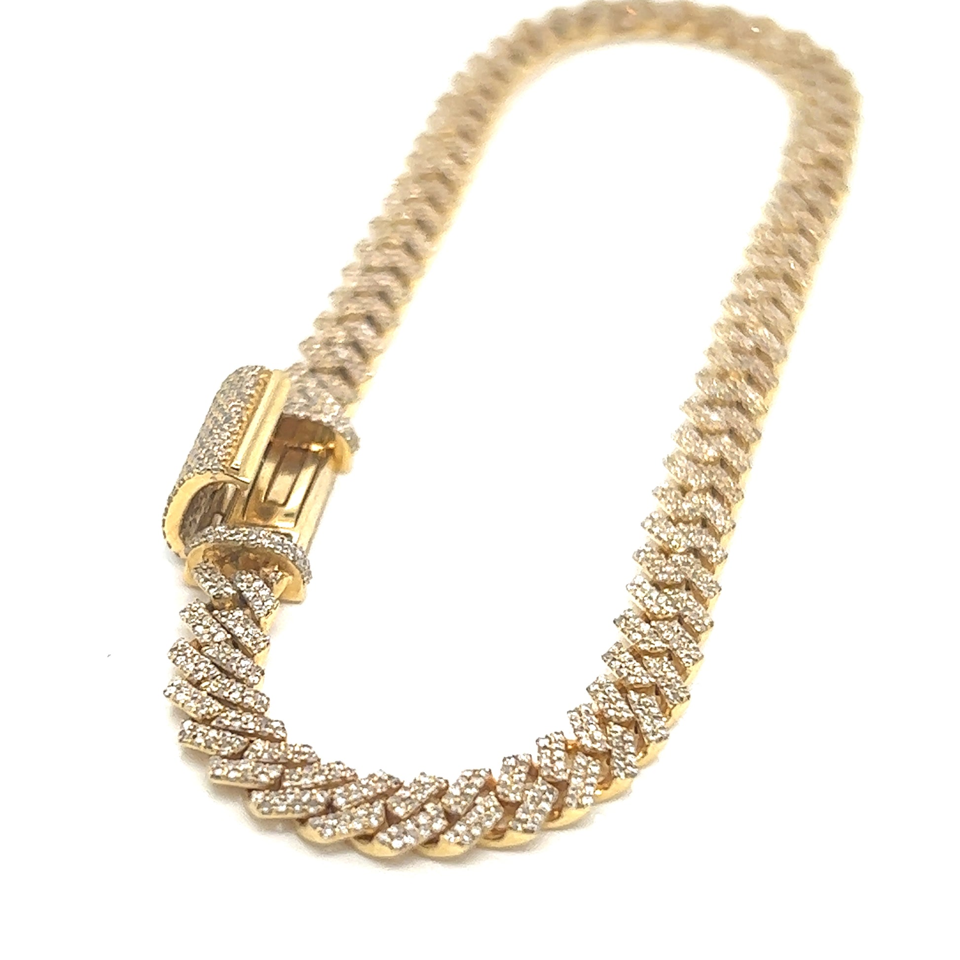 5MM Diamond Cuban Bracelet