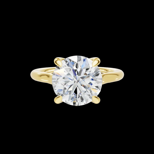 Iconic 4 CT Round Brilliant Solitaire Diamond Ring