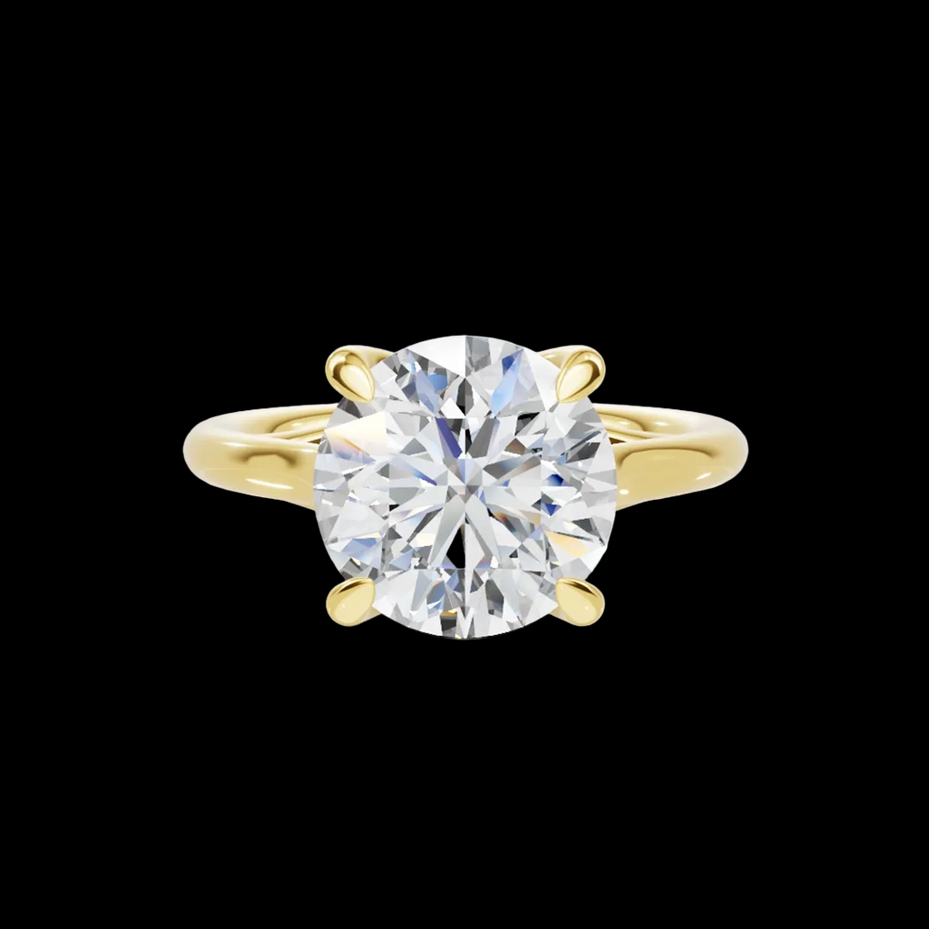 Iconic 4 CT Round Brilliant Solitaire Diamond Ring
