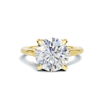 Iconic 4 CT Round Brilliant Solitaire Diamond Ring