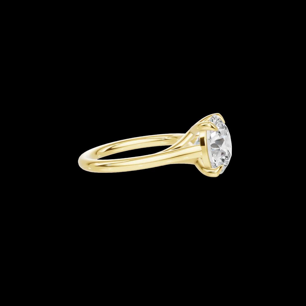 Iconic 4 CT Round Brilliant Solitaire Diamond Ring