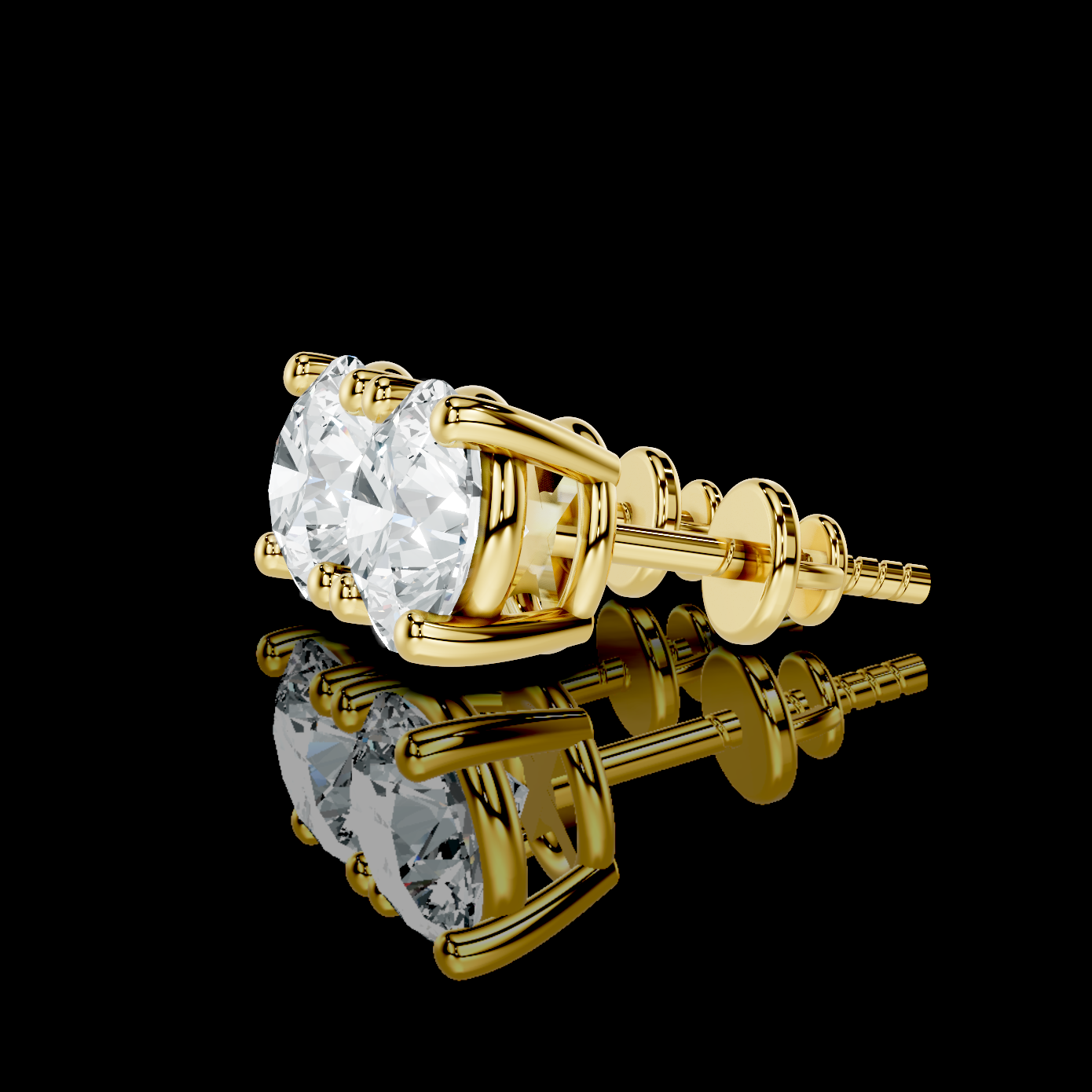 1CT Lab Diamond Studs