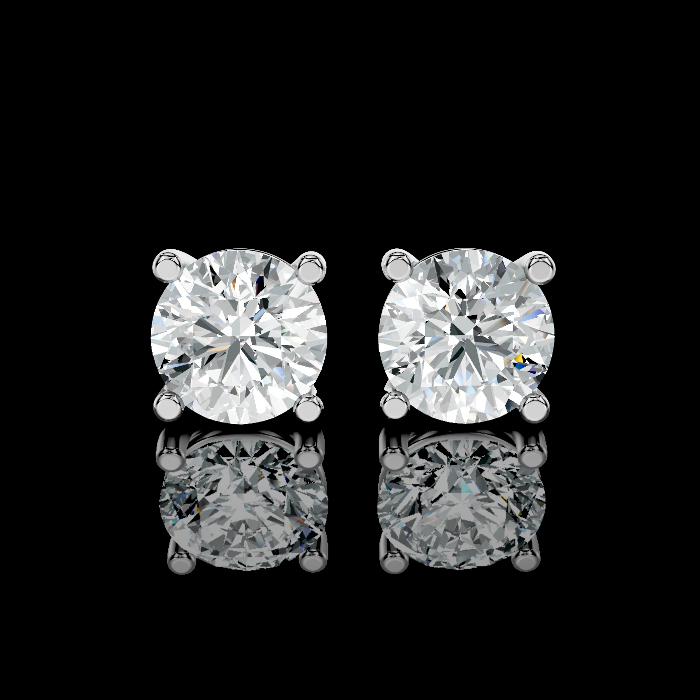 2CT Lab Diamond Studs